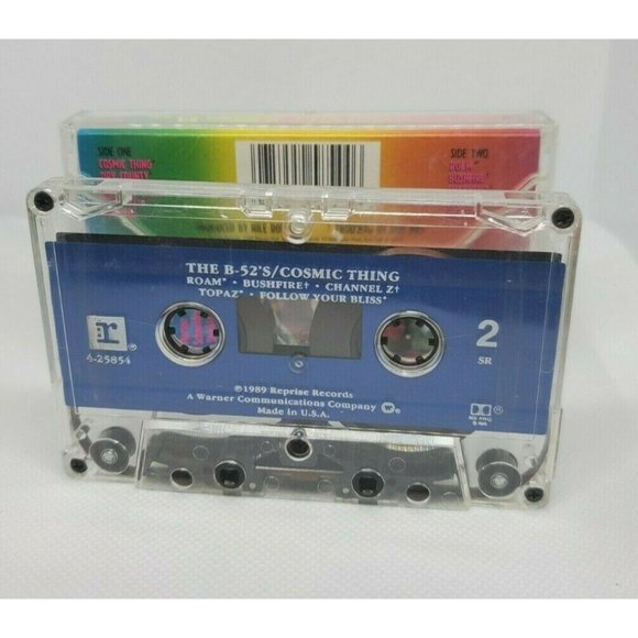 Cosmic Thing The B-52s Nile Rodgers Cassette Tape Like New 075992585446 - Picture 6 of 7
